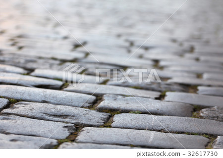 Paved road at city street Paved road at city street 32617730