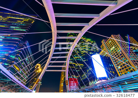 View Cityscape Modern building at sunset  32618477