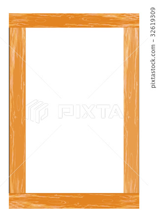 Photo frame wooden. Illustration 32619309