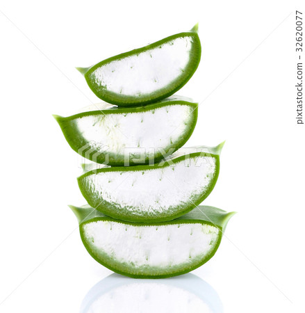 Aloe Vera on white background 32620077