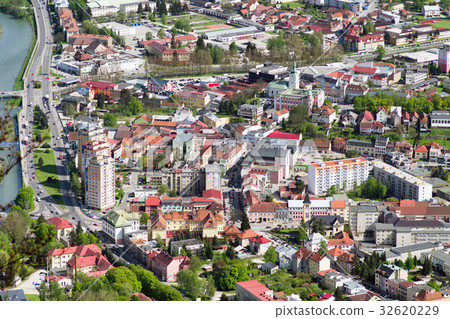 Town Ruzomberok from hill Cebrat, Slovakia 32620229