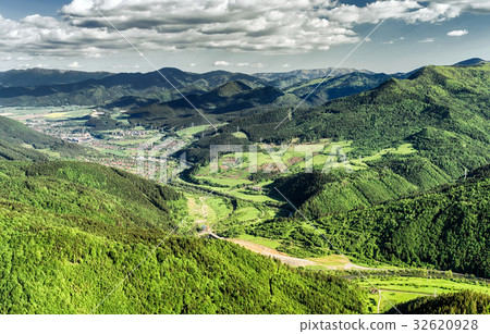Town Ruzomberok from hill Hrdos, Slovakia 32620928