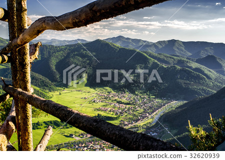 Country and mountains landscape in Slovakia Country and mountains landscape in Slovakia 32620939