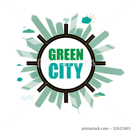 Green city. Ecology concept. Save life environment 32625901
