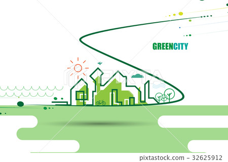Green city. Ecology concept. Save life environment 32625912