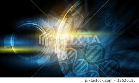 dna medical and technology futuristic background dna medical and technology futuristic background 32626183