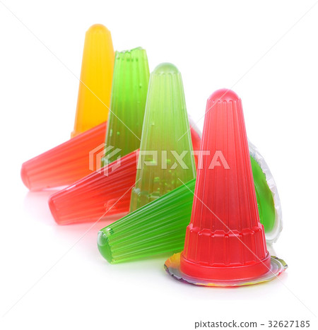gelatine colors isolated on white background. 32627185