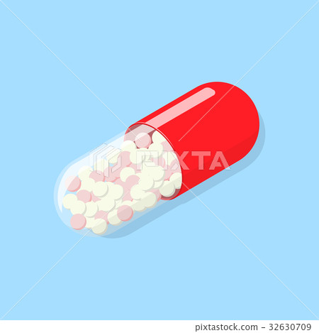 Single Medical pill. Single Medical pill. 32630709