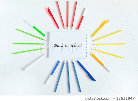 School or office supplies. Study or business concept. Flat lay. School or office supplies. Study or business concept. Flat lay. 32631947