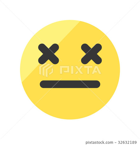 Set of emojis on isolated white background. 32632189