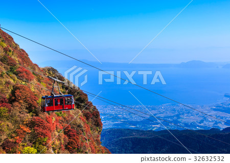 Unzen Nitada Pass（索道）的秋葉 32632532