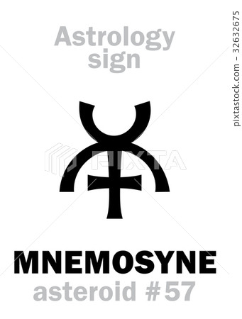 Astrology: asteroid MNEMOSYNE Astrology: asteroid MNEMOSYNE 32632675