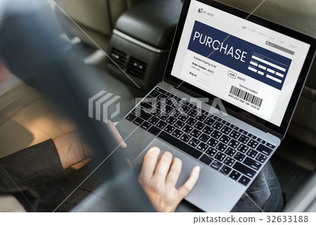 Hands working on laptop network graphic overlay Hands working on laptop network graphic overlay 32633188