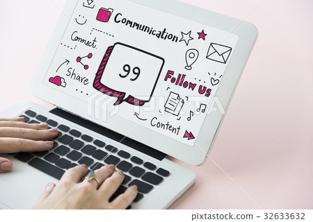 Communication Stay Connected Community Concept Communication Stay Connected Community Concept 32633632