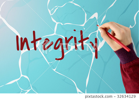 Morality Principle Virtuous Water Graphic Word 32634129