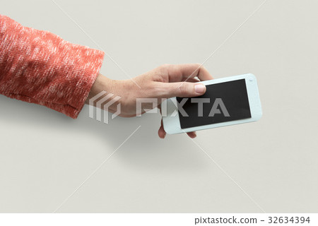 Studio Hands Shoot Holding Objects 32634394