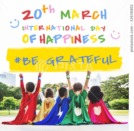 International Day Of Happiness Concept International Day Of Happiness Concept 32636802