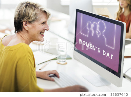 International Women's Day Equality Rights Graphic 32637640