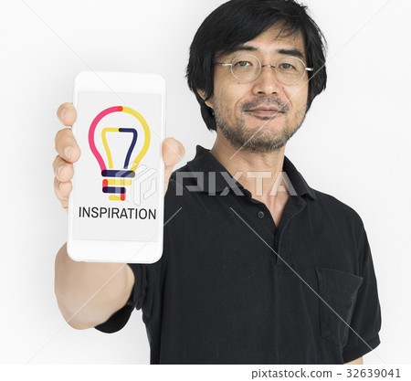 Bulb Sign Idea Symbol Word 32639041
