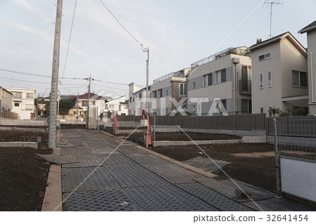 Residential area construction work 32641454