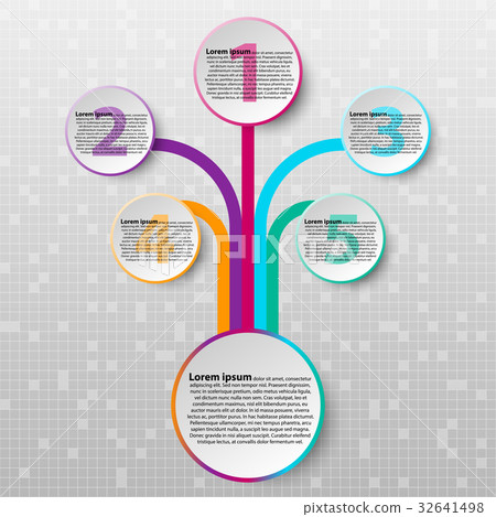 Paper circle with colorful edge from colorful line Paper circle with colorful edge from colorful line 32641498