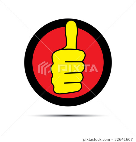 Thumb up icon logo Thumb up icon logo 32641607