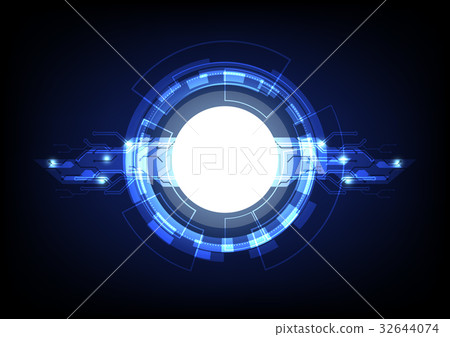 Blue lights technology abstract background Blue lights technology abstract background 32644074