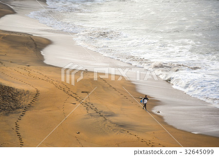 surfer man on the beach surfer man on the beach 32645099