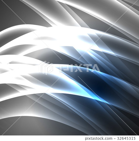 Energy lines, glowing waves in the dark, vector Energy lines, glowing waves in the dark, vector 32645315