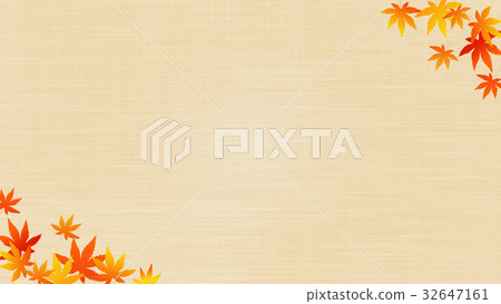 Autumn leaves on the background of the autumn image fabric Autumn leaves on the background of the autumn image fabric 32647161