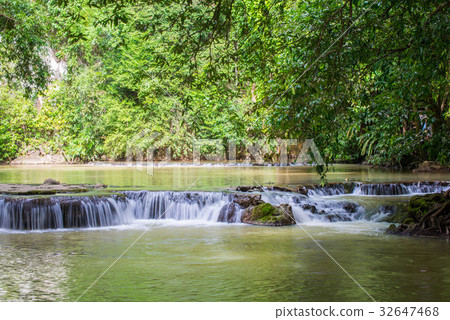 Waterfall in Thanbok Khoranee National Park, Krabi Waterfall in Thanbok Khoranee National Park, Krabi 32647468