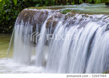 Waterfall in Thanbok Khoranee National Park, Krabi Waterfall in Thanbok Khoranee National Park, Krabi 32647469