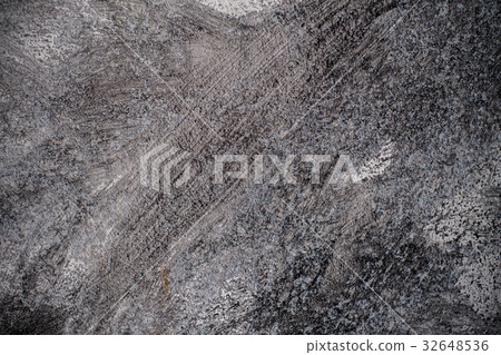 Concrete or cement wall with black color painting 32648536