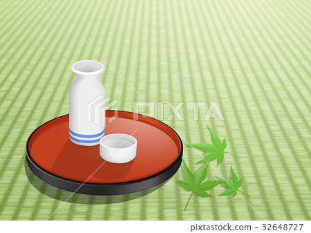 Wakayama in the tatami mat, and sake (summer version) 32648727