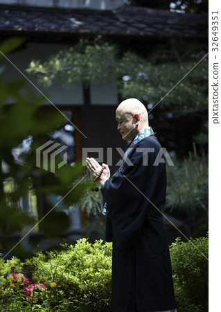 A priest in the garden A priest in the garden 32649351