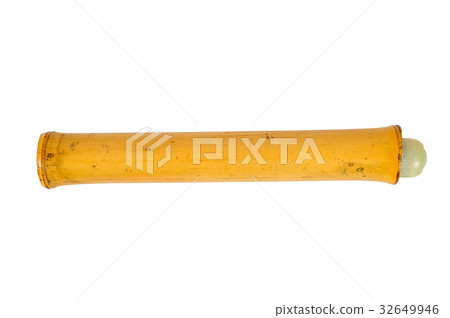 Shaker Bamboo percussion isolated Shaker Bamboo percussion isolated 32649946