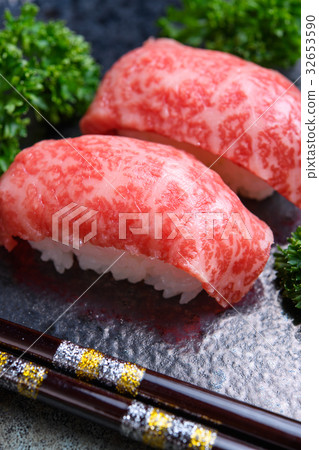 Wagyu handmade sushi Wagyu handmade sushi 32653590