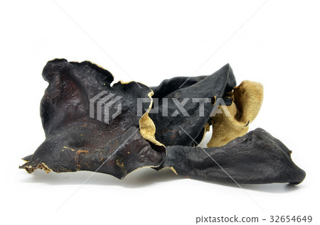 Dried chinese delicacy black muer fungus Dried chinese delicacy black muer fungus 32654649