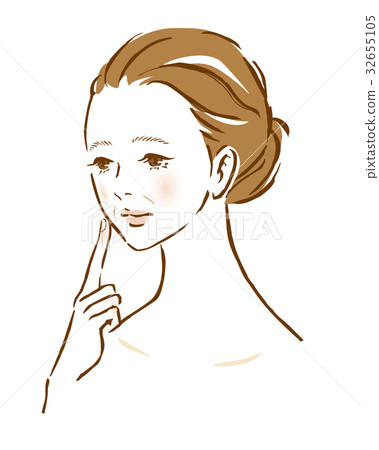女性奉獻線皮膚問題美容 32655105