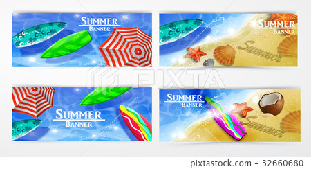 colorful umbrella swimming pool 32660680