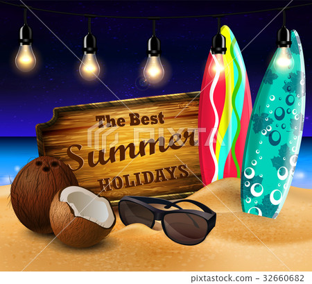 tropical vector background tropical vector background 32660682