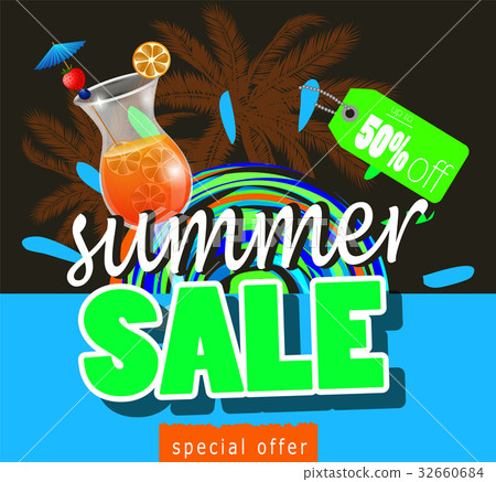 summer sale template banner 32660684