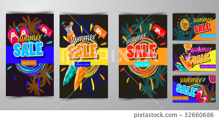 summer sale template banner summer sale template banner 32660686
