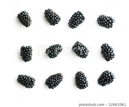 Tasty ripe blackberry. 32661061