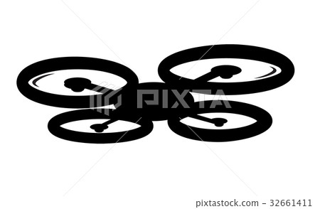 Drone silhouette 32661411