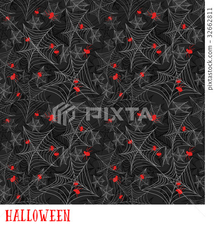 Cobweb seamless pattern. Vector halloween 32662811