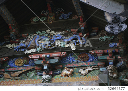 Chichibu Shrine Bridge dragon 32664877