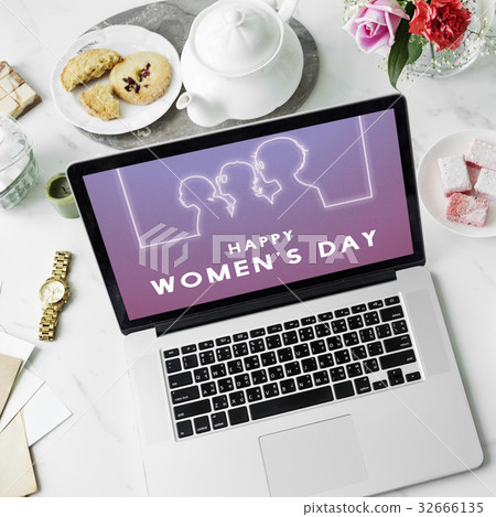 International Women's Day Equality Rights Graphic 32666135