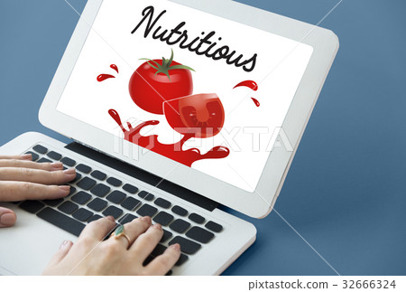 Organic Vegetables Fresh Tomato Concept 32666324