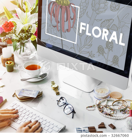 Blooming Floral Arts and Crafts Nature Blooming Floral Arts and Crafts Nature 32667060